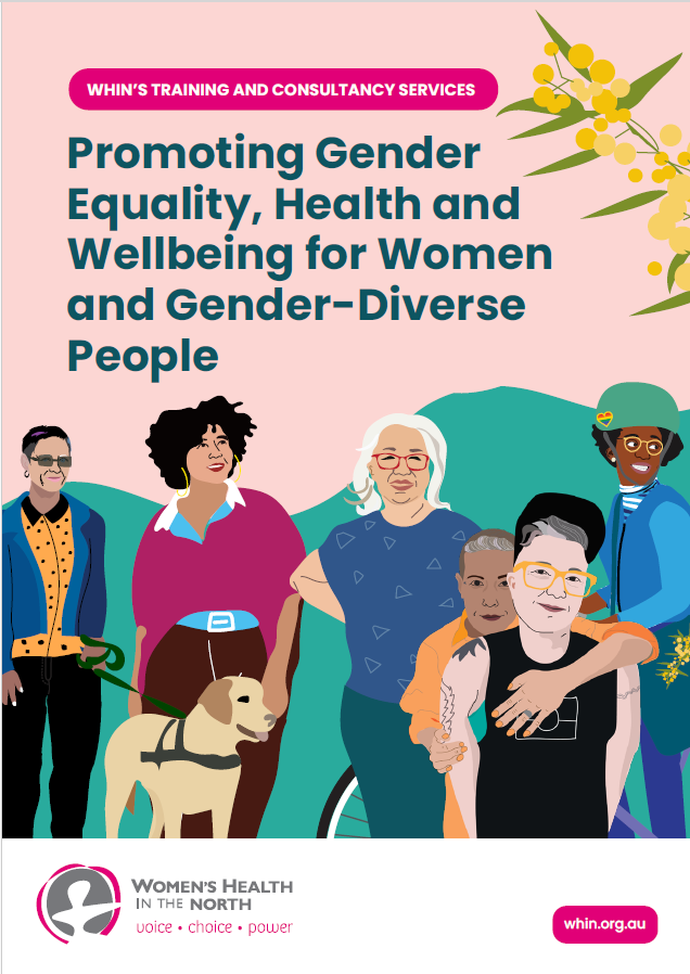 Cover of the A4 WHIN Training consultancy services document