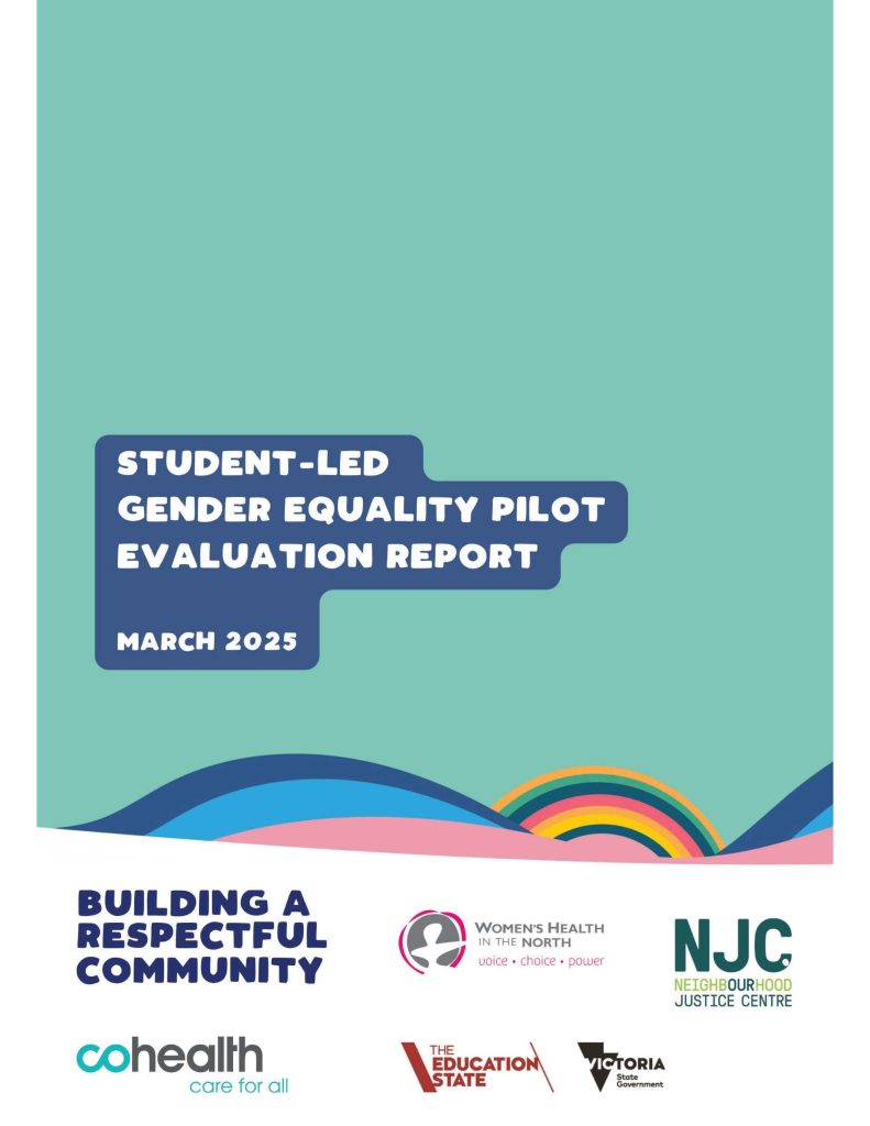 Image of front cover of publication showing teal background, curved smi-rainbow design, and title of publication. Logos of partner organisations are shown at bottom of cover.