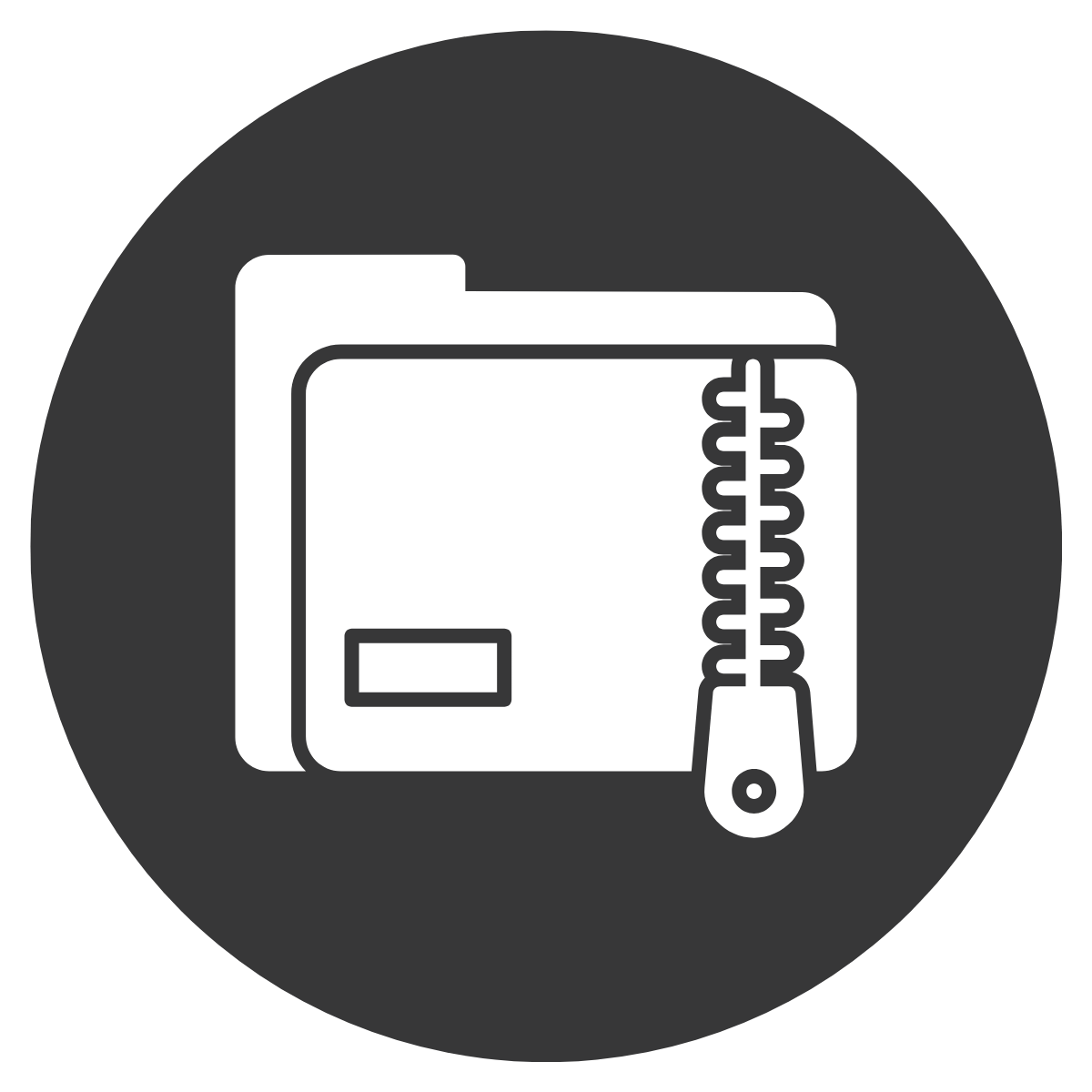 Zip folder icon